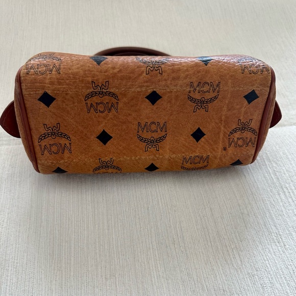 MCM Mini Visetos Boston Bag - Picture 3 of 10